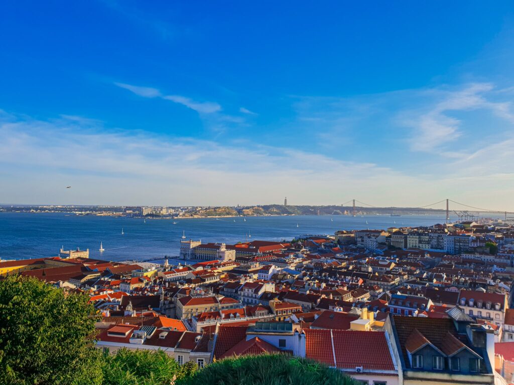 Ausblick über Lissabon