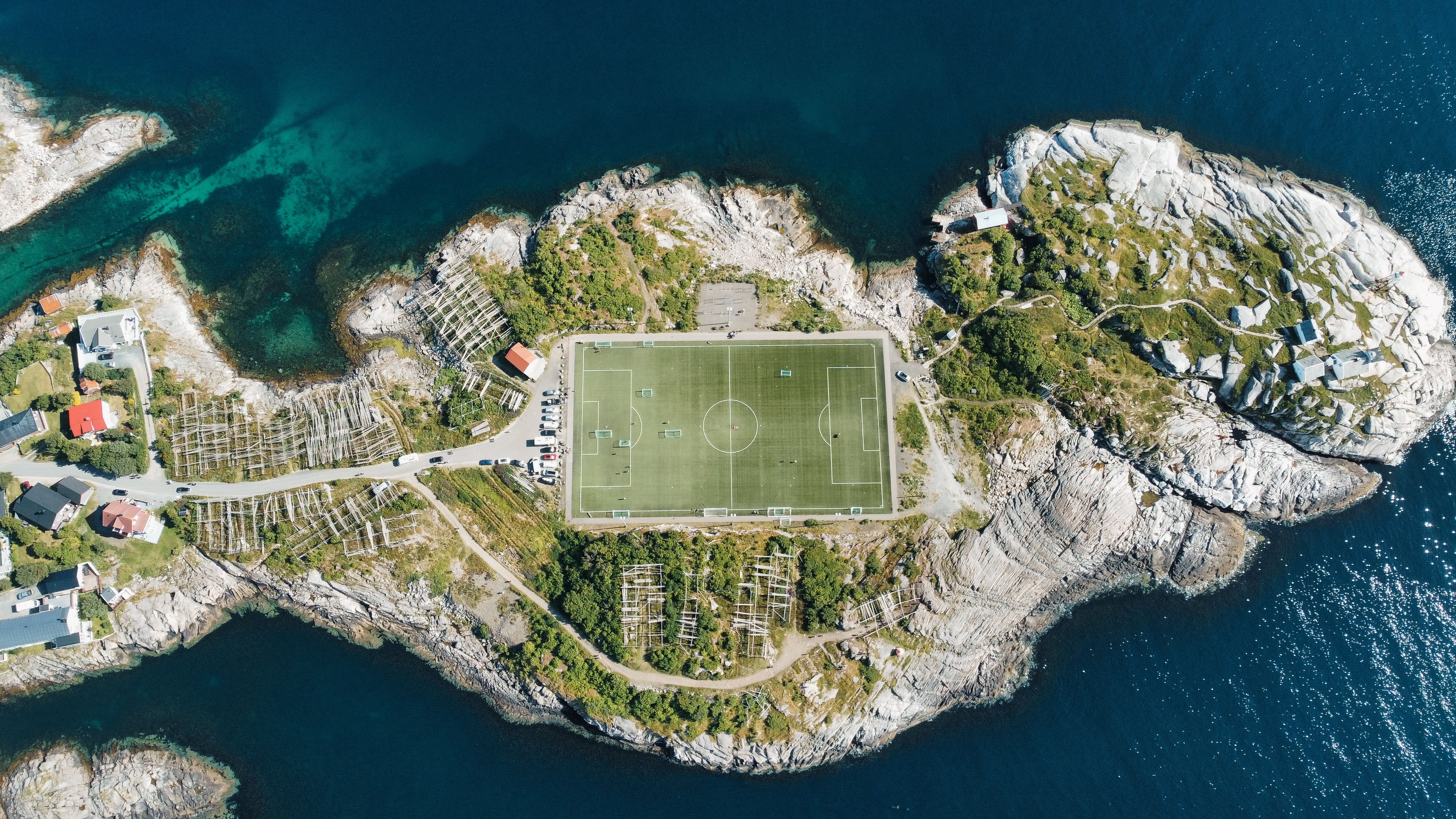 Fussballplatz Henningsvaer